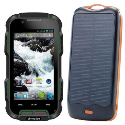 Smartphone android 4.2 antichoc/étanche batterie solaire