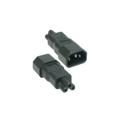 Adaptateur prise onduleur iec mâle c14 vers c5 / c7