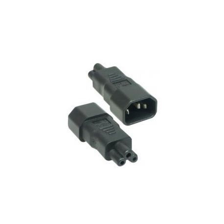 Adaptateur prise onduleur iec mâle c14 vers c5 / c7