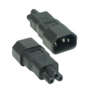 Adaptateur prise onduleur iec mâle c14 vers c5 / c7