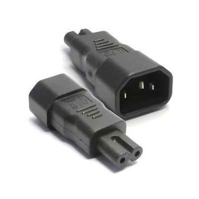 Adaptateur prise onduleur iec mâle c14 vers c7 / c5