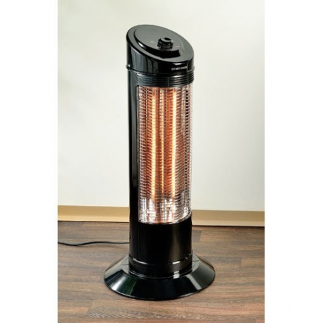 Chauffage radiant tour oscillant 600/1200w pour intérieur