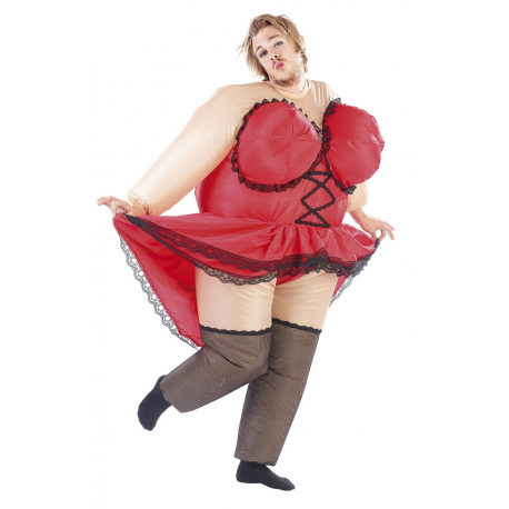 Costume gonflable danseuse sexy homme et femme pas cher