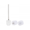 Pack 3 brosses wc noir ou blanc pour brosses wg badestern