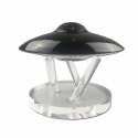 Enceinte bluetooth design ovni socle transparent ufosound