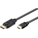 Câble vidéo displayport vers hdmi (2m) delock 51956