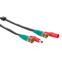 Achat cable bnc - alimentation pour caméra 18m