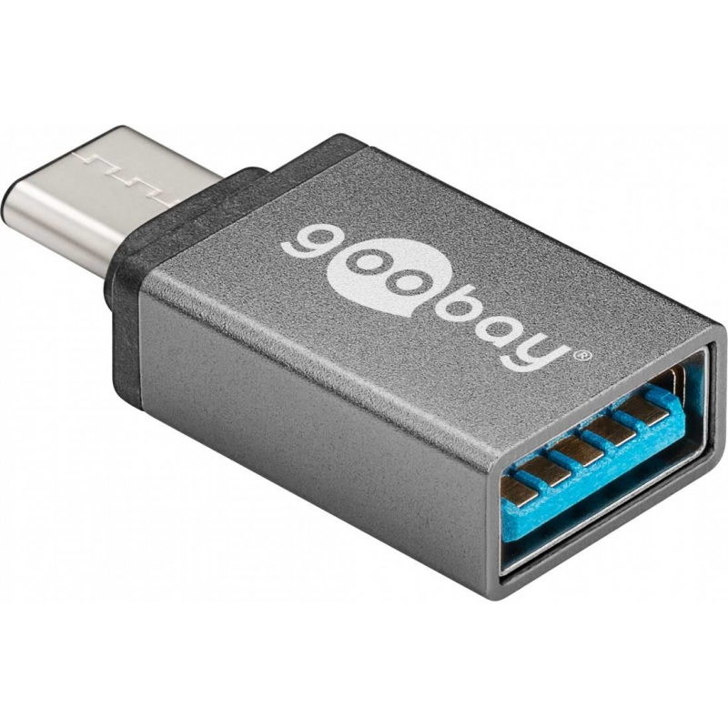 Adaptateur USB 3.0 mâle vers USB type C femelle Goobay