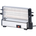 Grille-pain transparent 500 w pour 4 tranches et pains ronds