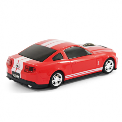 Souris voiture sans fil ford mustang gt rouge landmice : souris supercar