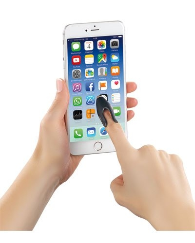 Stylet sur doigt pour écrans tactiles capacitifs (iphone, android)