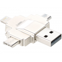 Lecteur micro sd lightning / micro-usb / usb type c / usb 2.0