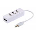 Hub usb type c 4 ports usb 2.0 pour macbook