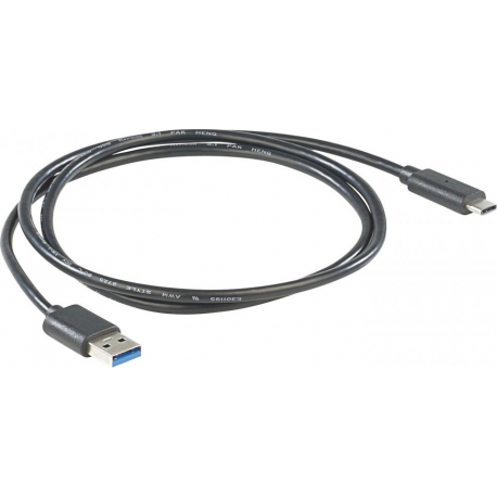 Câble usb 3.0 type a vers type c 1 m pour chargement et transfert