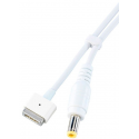 Adaptateur branchement 5,5 x 2,5 mm pour macbook pro / air