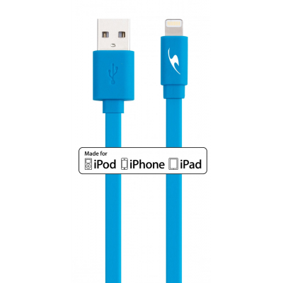 Câble plat lightning bluestork bs-usb-i-li (4 couleurs)