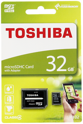 Toshiba SD-K32GJBL5 Carte Mémoire SD Classe 4 32 Go USB 