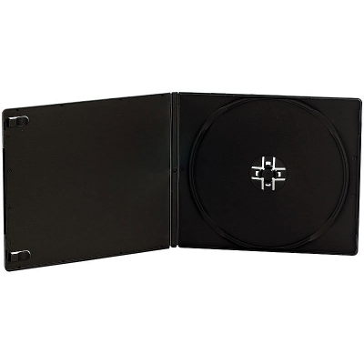Pack de 10 boîtiers range-cd super-fins pour cd, dvd et bluray