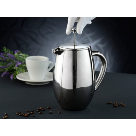 Cafetière a piston en inox pour thé et café sans électricité