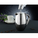 Cafetière a piston en inox pour thé et café sans électricité