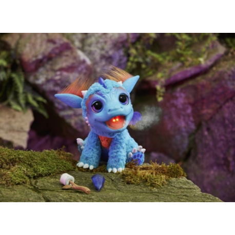 Figurine animée de bébé dragon fausse flamme torch furreal friends