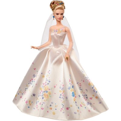 Poupée de collection mattel cendrillon wedding day (film 2015)