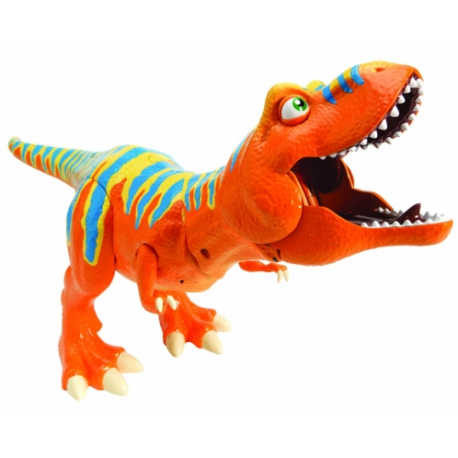 Figurine jouet interactif dino train : boris le t-rex
