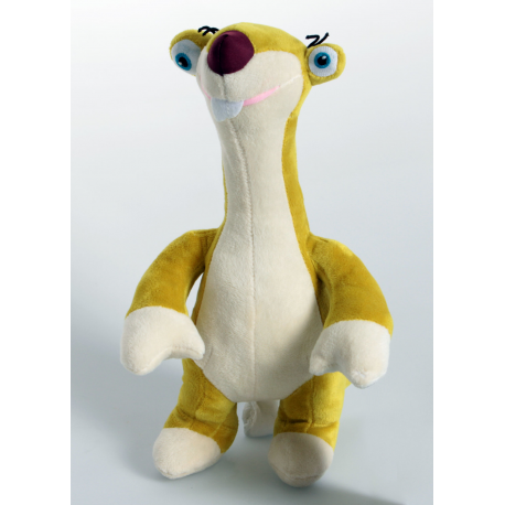 Peluches l'age de glace 5 : les lois de l'univers : scrat, manny, buck