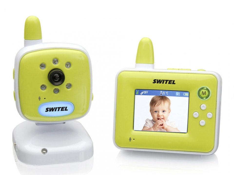 Babyphone vidéo sans fil écran et veilleuse switel bcf 817