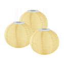 Lampion type chinois pour extérieur chargeur solaire lunartec