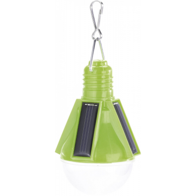 Lampe d'extérieur solaire à suspendre, design ampoule, vert