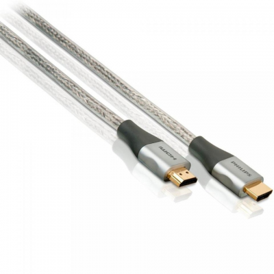 Câble hdmi high speed et ethernet plaqué or philips