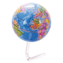Globe terrestre 10 cm pays en couleurs : déco enfant