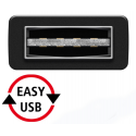 Câble micro usb - usb connexion double sens (easy clip)