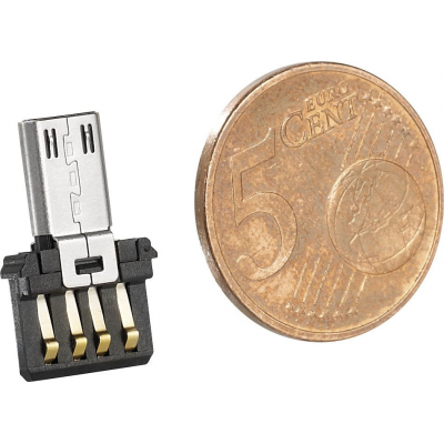 Micro adaptateur micro usb mâle vers usb femelle otg