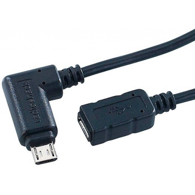 Rallonge micro-usb 180cm connecteur mâle coudé à 90°