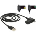Adaptateur usb câble micro usb et indication volt/ampère