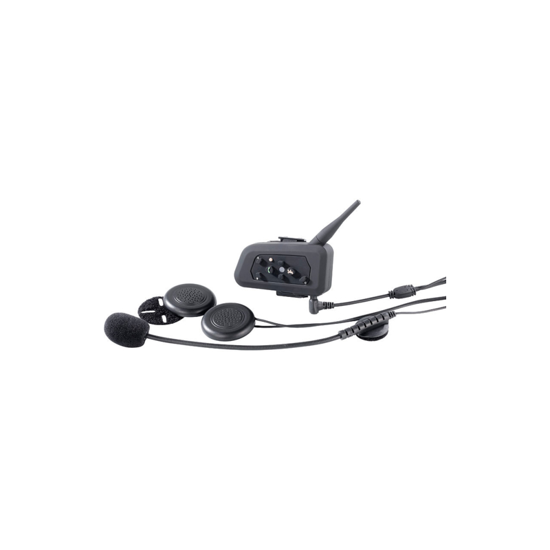 Intercom moto sans fil bluetooth pas cher : kit de 2 micro-casques