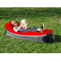 Matelas-lit gonflable sans pompe pour camping et jardin semptec