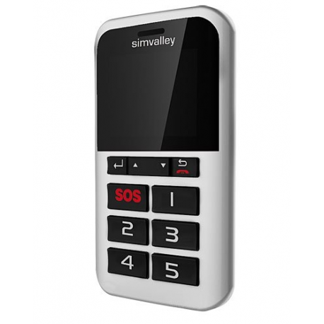 Mini téléphone portable seniors à 5 touches et sos rx-90x