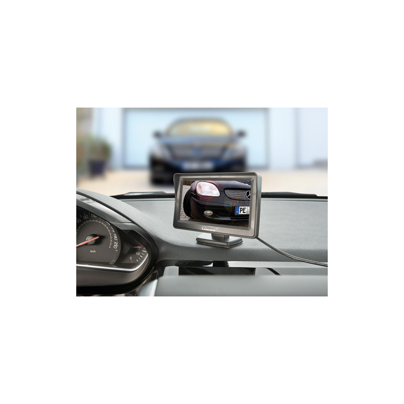 Écran LCD 4 Lescars compatible tous modèles Caméras de Recul