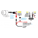 Caméra de recul rca pour écrans et autoradios rca bepper rx-32