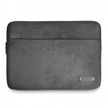 Étui pour notebook et macbook 13" aspect velours port milano