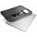 Étui pour notebook et macbook 13" aspect velours port milano