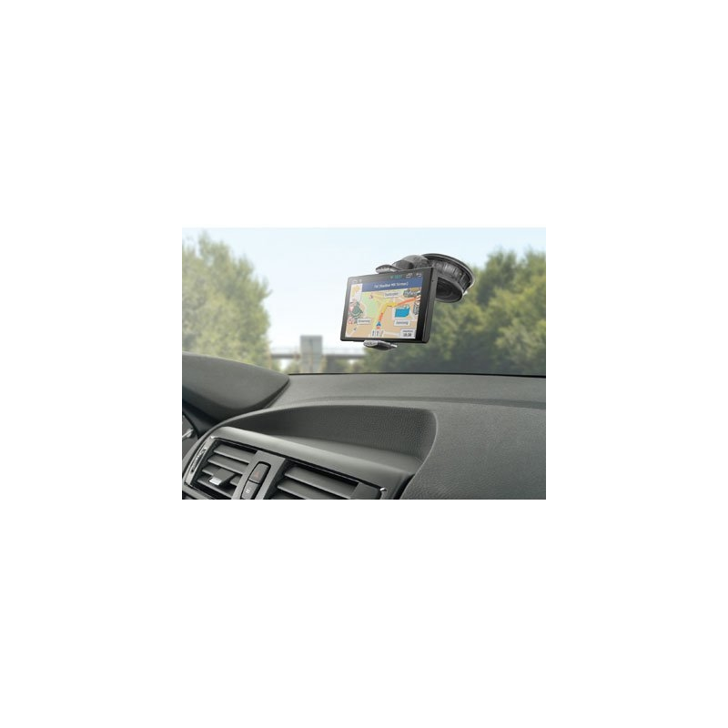 Support pour smartphone à ventouse pour véhicule, pour pare-brise et  tableau de bord - PEARL