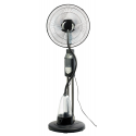 Ventilateur sur pied 70w oscillant vaporisateur et minuteur