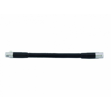 Câble xlr mâle/femelle flexible col de cygne (21cm)