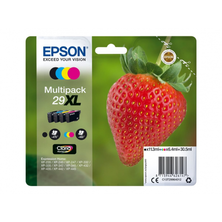 Cartouches originales epson ''t2996'' fraise pack ou unité xl