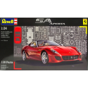 Maquette ferrarri sa aperta (599 gto décapotable) 1:24 revell 128 pièces