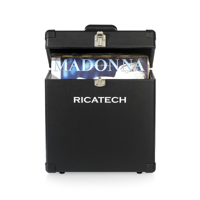 Valise de rangement et transport pour vinyles 33/45/78 trs ricatech